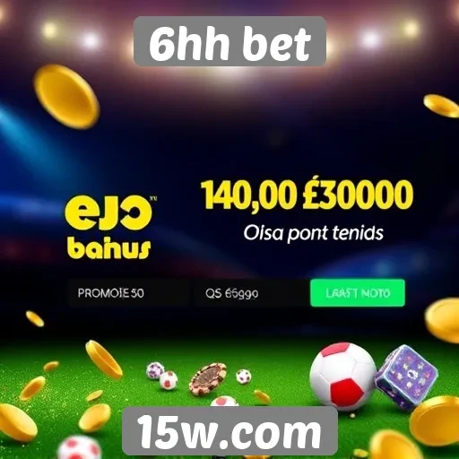 Promoções e bônus disponíveis no 6hh bet